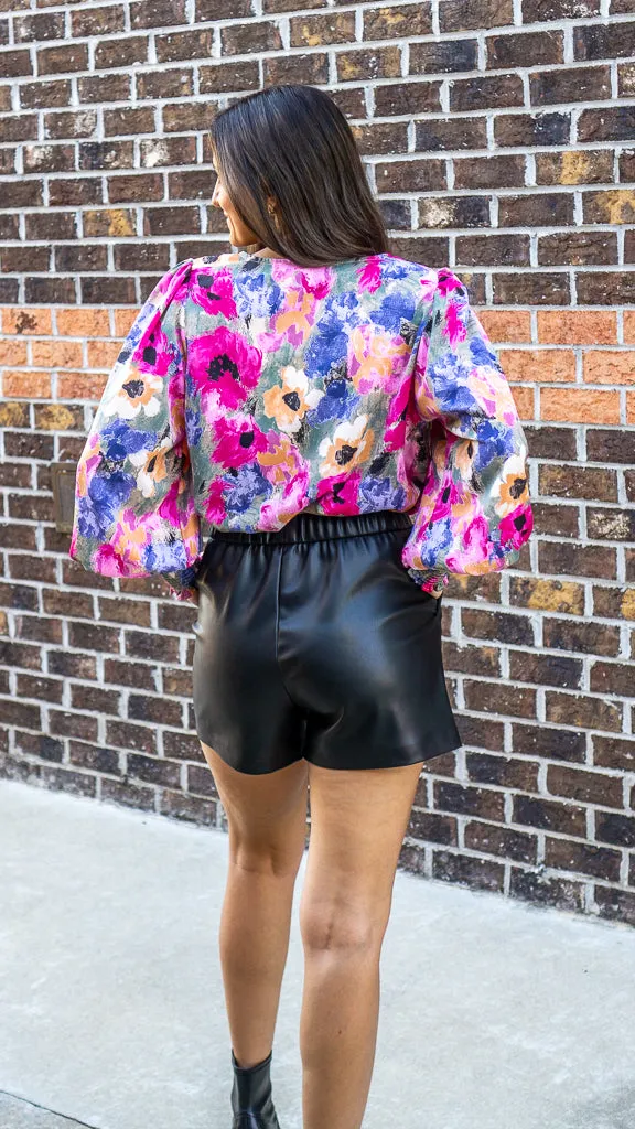 Z Supply Tia Faux Leather Short