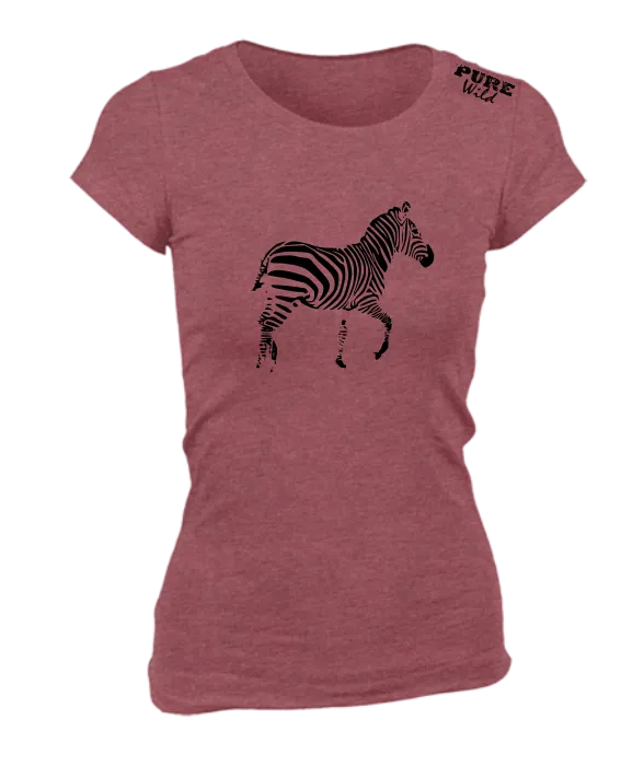 Zebra T-Shirt For The Ladies