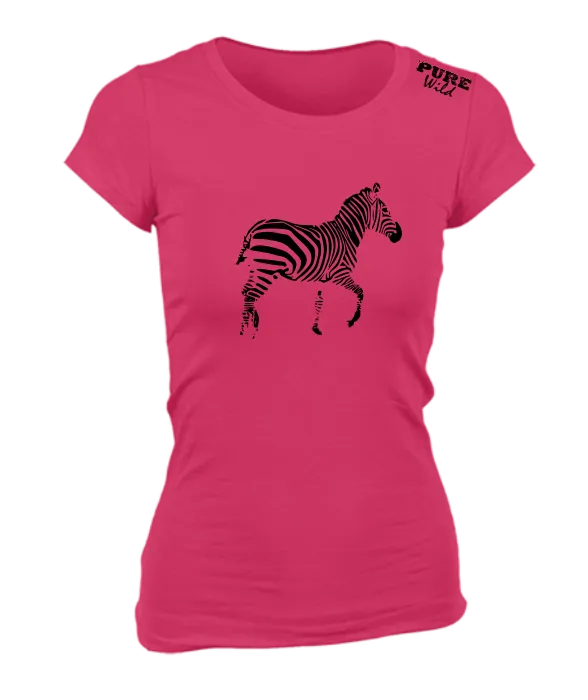 Zebra T-Shirt For The Ladies