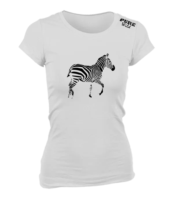 Zebra T-Shirt For The Ladies