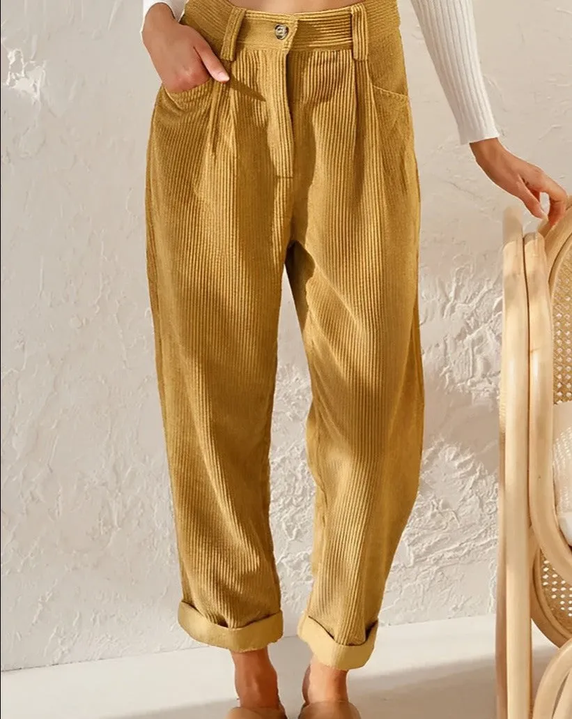 Zell | Stylish Corduroy Pants