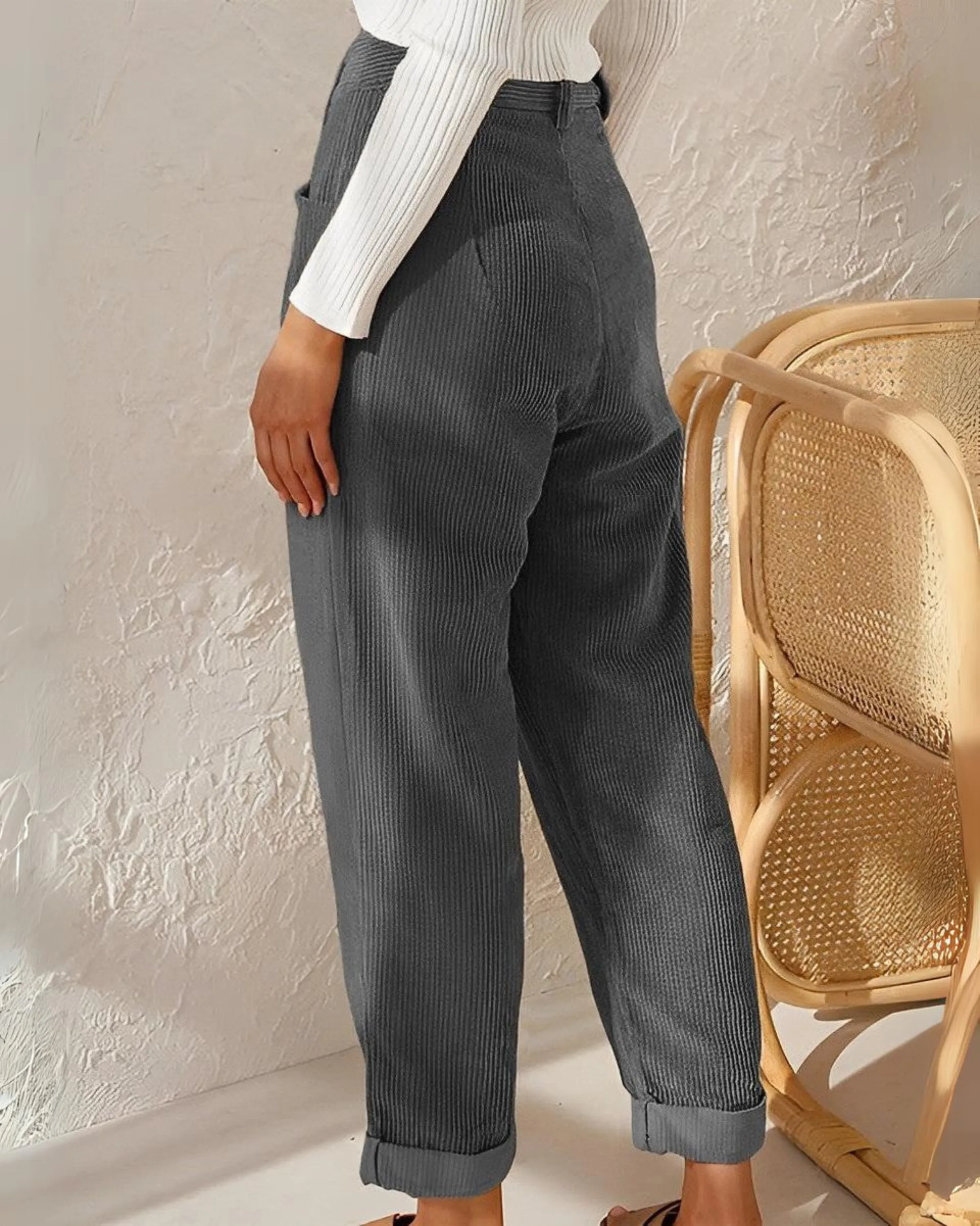 Zell | Stylish Corduroy Pants