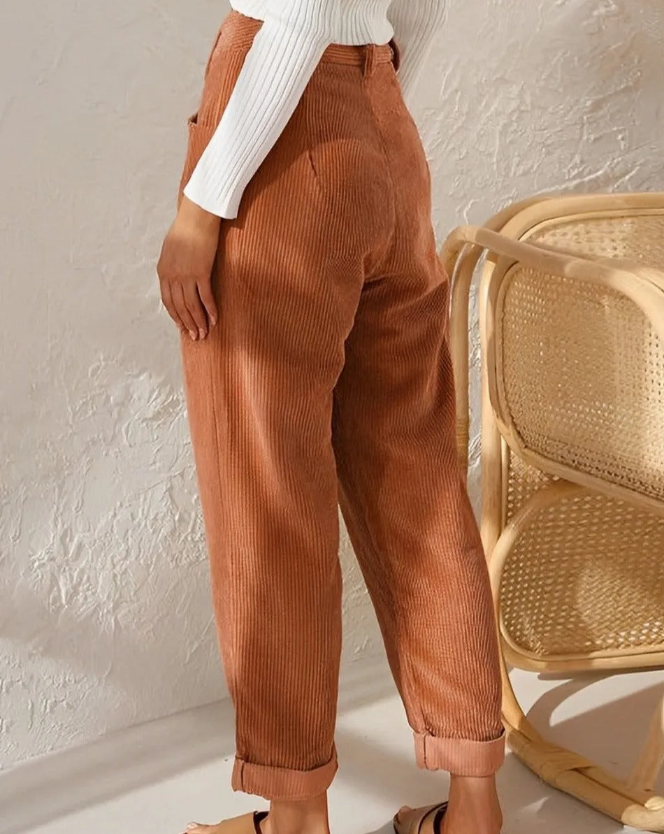 Zell | Stylish Corduroy Pants