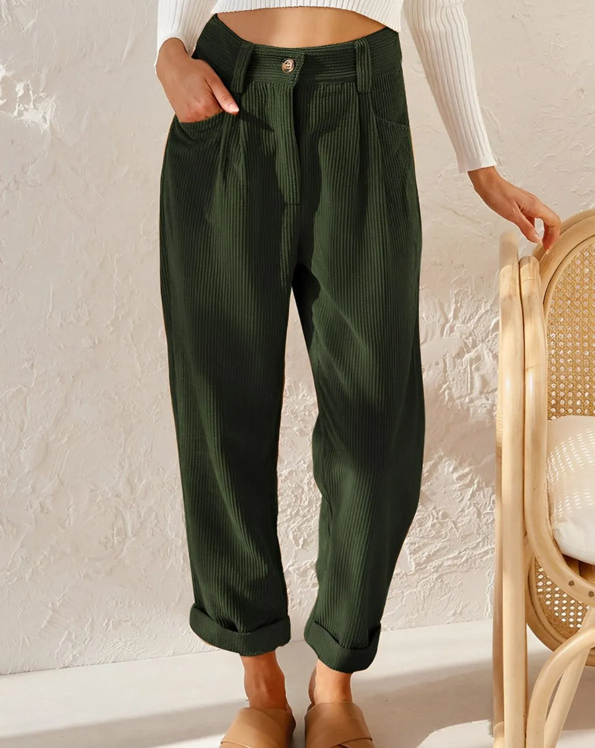Zell | Stylish Corduroy Pants
