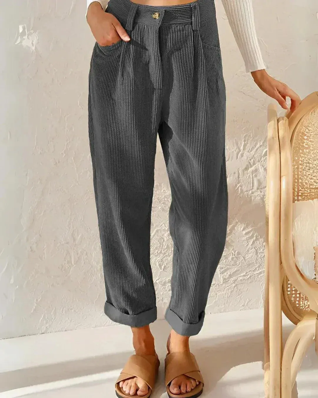 Zell | Stylish Corduroy Pants